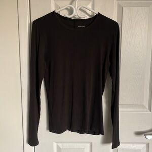 Everlane Luxe Rib Long-Sleeve Crew